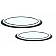 All Sales Emblem - Ford Oval Step Style Silver Aluminum - 59704