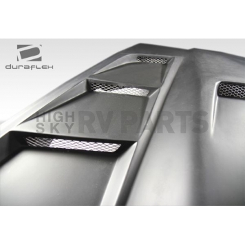 Extreme Dimensions Hood - Primered Fiberglass Black - 106141