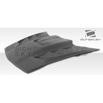 Extreme Dimensions Hood - Primered Fiberglass Black - 106141-2