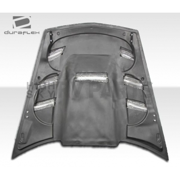 Extreme Dimensions Hood - Primered Fiberglass Black - 106141-6