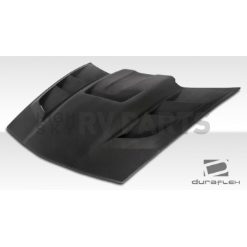 Extreme Dimensions Hood - Primered Fiberglass Black - 106141-7