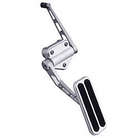 Lokar Performance Accelerator Pedal - Silver Aluminum - BAG6164