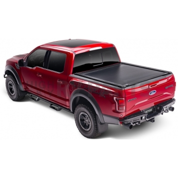 Retrax Tonneau Cover Hard Manual Retractable Black Matte Polycarbonate Plastic - T60372