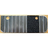 Owens Products Running Board End Cap Silver Aluminum - C7000EC