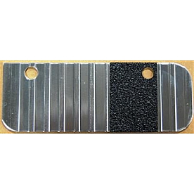 Owens Products Running Board End Cap Silver Aluminum - C7000EC