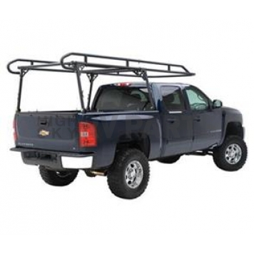 Smittybilt Ladder Pick-Up Rack 800 Pound Capacity Matte Black - 18604-1