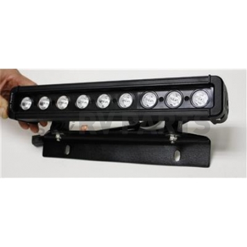 Smittybilt License Plate Bracket - Black Powder Coated - 2815
