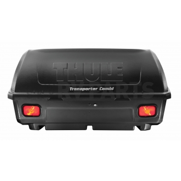 Thule Trailer Hitch Cargo Box Carrier 150 Pound Capacity Black Without Ramp - 665C
