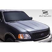 Extreme Dimensions Hood - Primered Fiberglass Black - 107945
