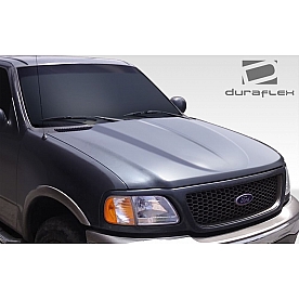 Extreme Dimensions Hood - Primered Fiberglass Black - 107945