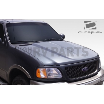 Extreme Dimensions Hood - Primered Fiberglass Black - 107945