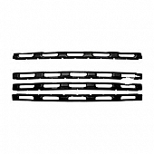 Coast To Coast Grille Insert - Black Gloss Plastic - GI168BLK