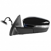 K-Source Exterior Mirror Electric OEM Black Single - 72534V