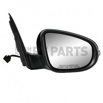 K-Source Exterior Mirror Electric OEM Black Single - 72545V
