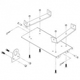 Kolpin Snow Plow Mount - Underside of ATV Chassis Mount - 157561