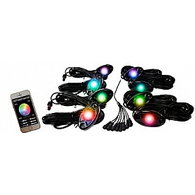 Race Sport Lighting Underbody Light Kit LED Multi-Color - LD8KITCS