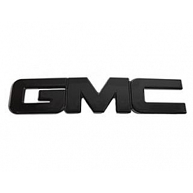All Sales Emblem - GMC Black Aluminum - 96510K