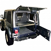 Tuffy Security Cargo Organizer Rear Seat Black Steel - 24001