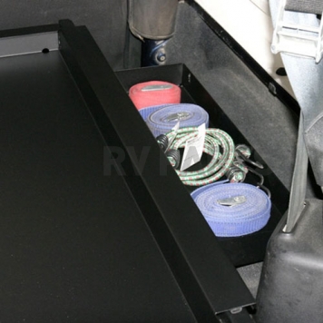 Tuffy Security Cargo Organizer Rear Seat Black Steel - 24001-3