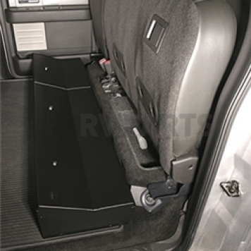 Tuffy Security Cargo Organizer Under Rear Seat Black Steel - 28301-1