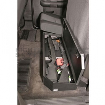 Tuffy Security Cargo Organizer Under Rear Seat Black Steel - 30701-2