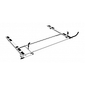 KargoMaster Ladder Rack - Covered Utility 2 Bars Aluminum - 4C8A0C