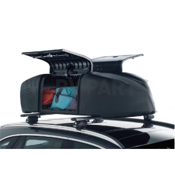 3D Mats Cargo Box Carrier Plastic Black Roof Mount - 6102-2