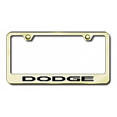 Automotive Gold License Plate Frame - Gold Stainless Steel - LFDODEG