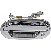 Help! By Dorman Exterior Door Handle - Plastic Silver Single - 91080