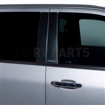 Putco Body Pillar Cover - GM Licensed Stainless Steel Black - 402670BPGM-2