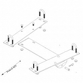 Kolpin Snow Plow Mount - Underside of ATV Chassis Mount - 151550