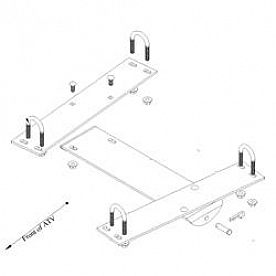 Kolpin Snow Plow Mount - Underside of ATV Chassis Mount - 151550
