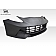 Extreme Dimensions Bumper 1-Piece Design Black Fiberglass - 112424