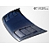 Extreme Dimensions Hood - Gloss Carbon Fiber Black - 103131