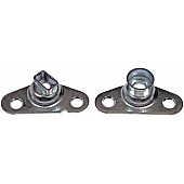 Help! By Dorman Tailgate Hinge - Natural Steel Silver Set Of 2 - 38650