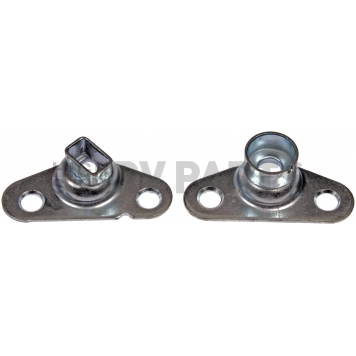 Help! By Dorman Tailgate Hinge - Natural Steel Silver Set Of 2 - 38650