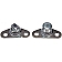 Help! By Dorman Tailgate Hinge - Natural Steel Silver Set Of 2 - 38650