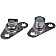 Help! By Dorman Tailgate Hinge - Natural Steel Silver Set Of 2 - 38650
