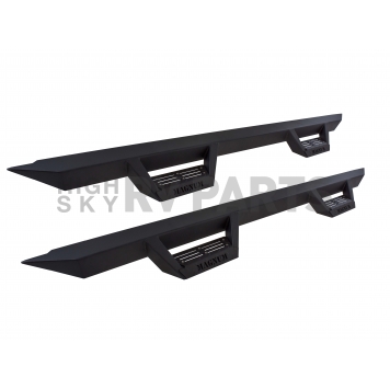 Raptor Series Nerf Bar Black Matte Powder Coated Steel - RTS10FD