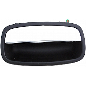Help! By Dorman Exterior Door Handle - Plastic Silver Lever And Black Housing Single - 83595