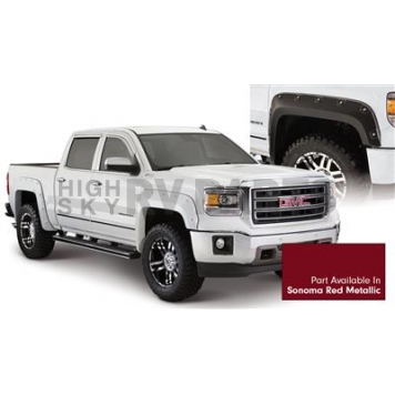 Bushwacker Fender Flare - Sonoma Red Metallic - Vehicle Color Code GCE Dura-Flex 2000 ABS Smooth Plastic Matte Set Of 4 - 4095874