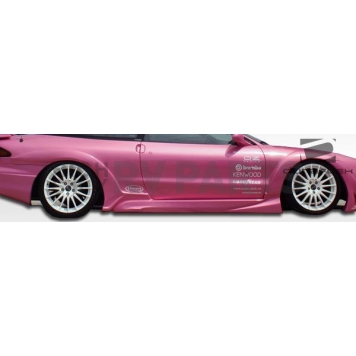 Extreme Dimensions Side Skirt - Primered Fiberglass Reinforced Plastic Black Set of 2 - 102283-7