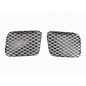 Street Scene Bumper Grille Insert Mesh Black Chrome Black Steel - 95076146
