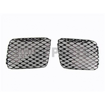Street Scene Bumper Grille Insert Mesh Black Chrome Black Steel - 95076146