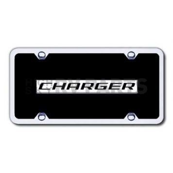 Automotive Gold License Plate - Charger Acrylic - BCHGCBK