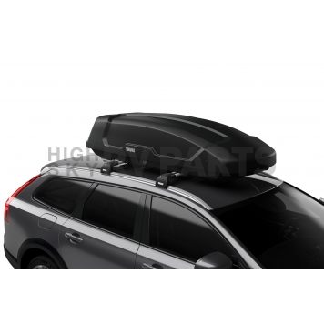 Thule Cargo Box Carrier 32 Pound Capacity Dual Side Opening Black - 635701-2
