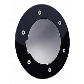 All Sales Fuel Door - Round Aluminum - 6102GKC