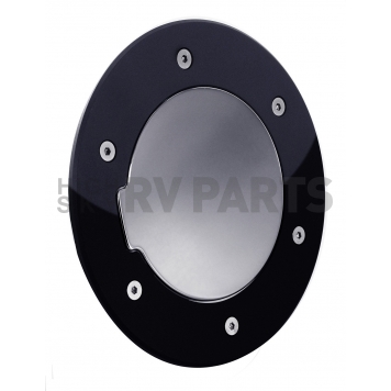 All Sales Fuel Door - Round Aluminum - 6102GKC