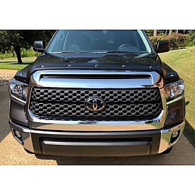 Tough Guard Form Fit Bug Shield - Acrylic ABS Plastic Black Textured Satin Hood Only - TG-20J14