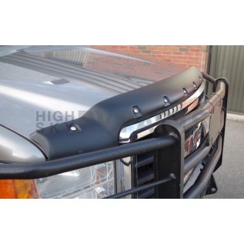 Tough Guard Form Fit Bug Shield - Acrylic ABS Plastic Black Textured Satin Hood Only - TG-23A07